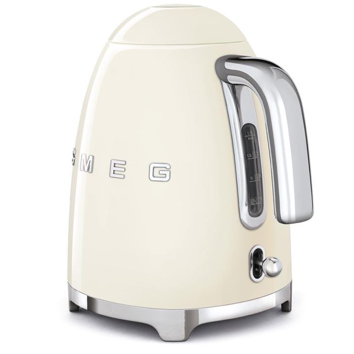 Smeg KLF03CREU Hervidor de Agua Eléctrico Estilo Años 50 Color Crema 2 Smeg KLF03CREU Hervidor de Agua Eléctrico Estilo Años 50 Color Crema 2