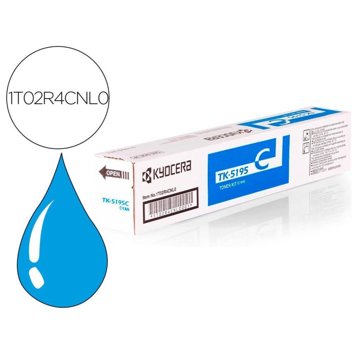 Toner Tk-5195C Kyocera 12R4Cnl0 - Cyan