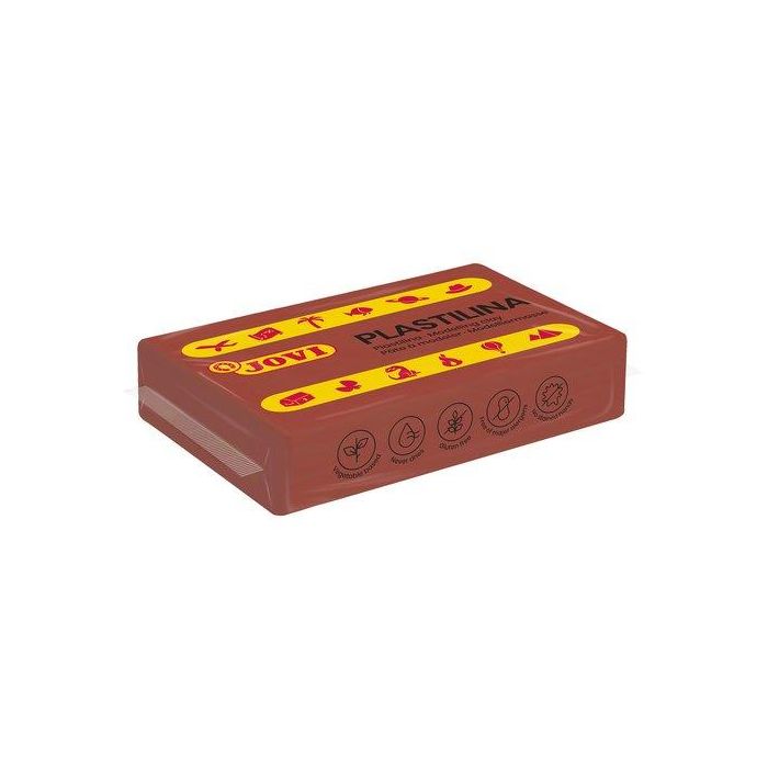 Jovi Plastilina Pastilla 50 gr Marrón Caja 30 Ud