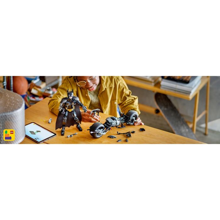 LEGO 76273 DC Batman: Minifigura de Batman y motocicleta Bat-Pod para construir 7 LEGO 76273 DC Batman: Minifigura de Batman y motocicleta Bat-Pod para construir 7
