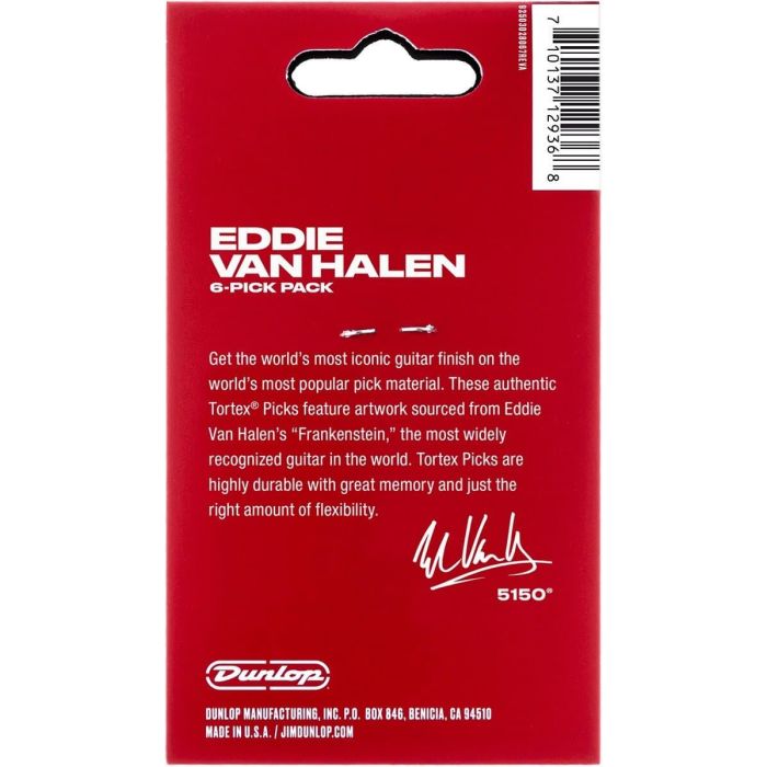 Pack 6 Púas Signature Evh Frankestein - 1,00 Mm 3 Pack 6 Púas Signature Evh Frankestein - 1,00 Mm 3
