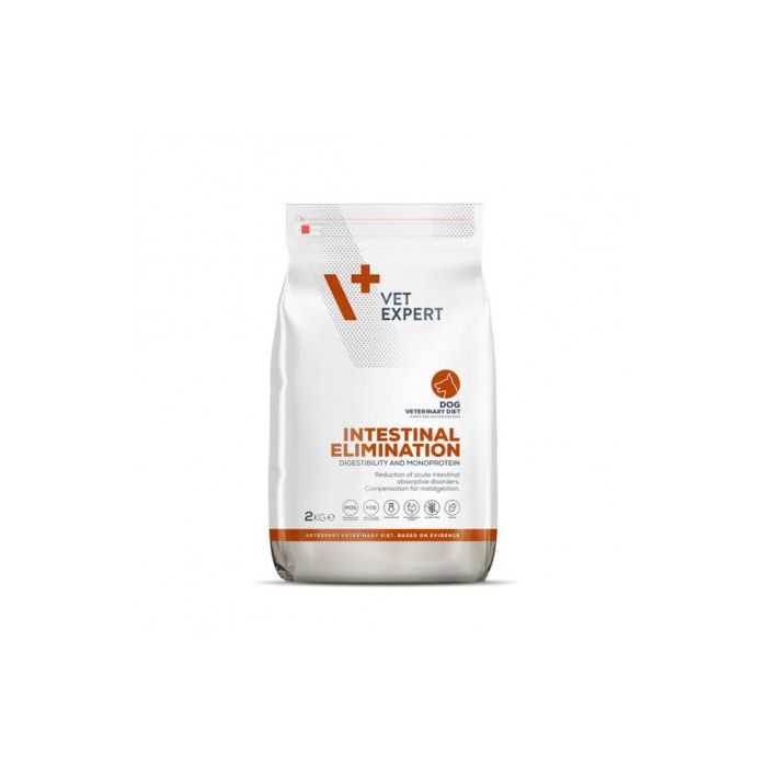 Alimento Dietético para Perros Intestinal Elimination, para Malabsorción Intestinal Aguda, Sabor Pavo, 2 kg