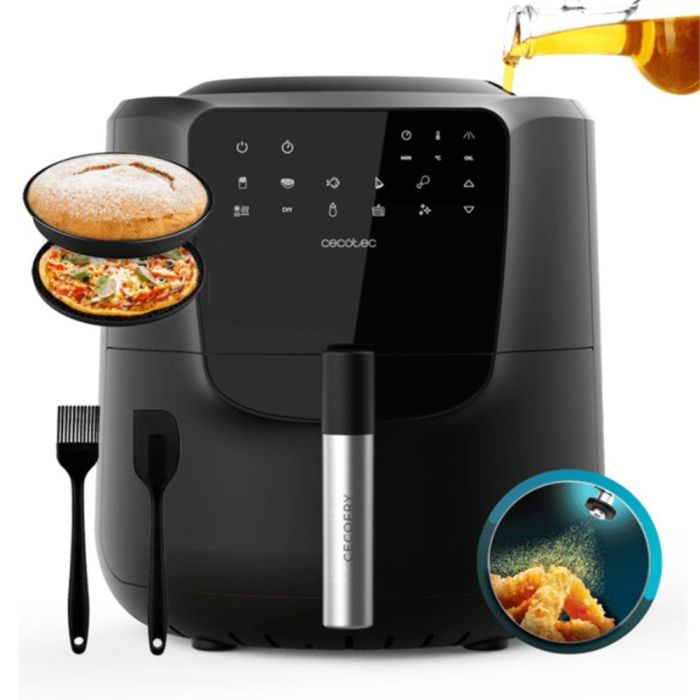 Cecotec Cecofry Rain Pack Sencillo 5,5 L Independiente 1550 W Freidora baja en grasa Negro 1 Cecotec Cecofry Rain Pack Sencillo 5,5 L Independiente 1550 W Freidora baja en grasa Negro 1