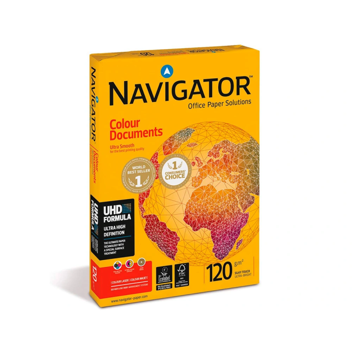Navigator Papel DIN A3 120 gramos Paquete de 500 Hojas para Fotocopiadora, Impresión Inyección y Láser, Blanco 6