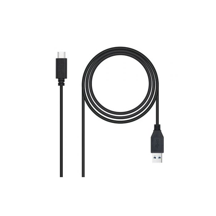 Nano Cable 10.01.4002 Cable USB 3.1 Tipo-C Macho - USB Macho 10Gbps 2m Negro