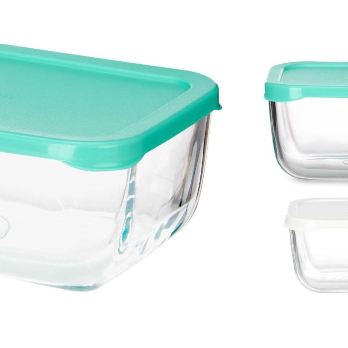 Set 5 Fiambreras Snow Box Pasabahce 12x7x20cm (Set de 4) 3 Set 5 Fiambreras Snow Box Pasabahce 12x7x20cm (Set de 4) 3