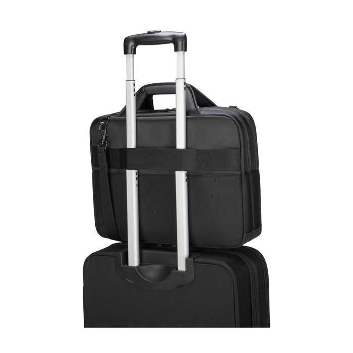 Targus Citygear Maletín Toploader Versátil Negro para Portátil y Tablet 12-14 pulgadas (35,6 cm) con Protección Dome y Asa Acolchada 4