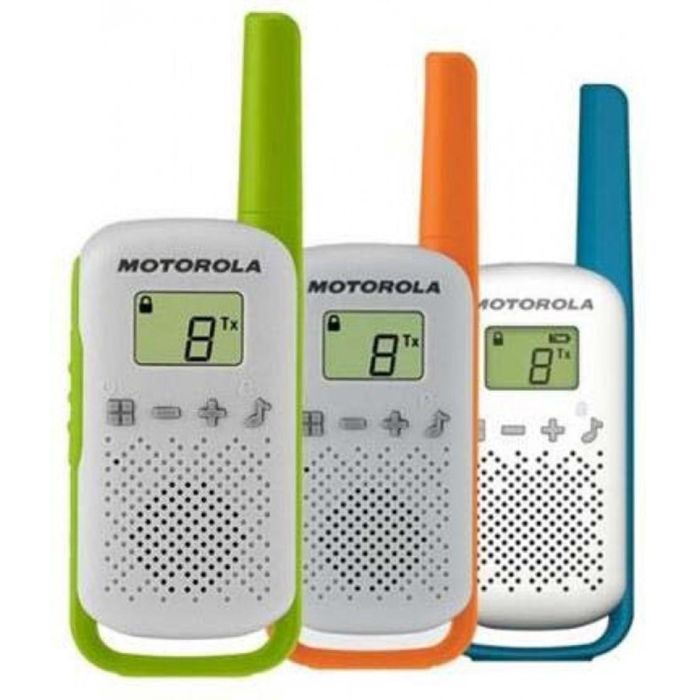 Motorola Walkie Talkie 42 Triple Pack PMR446 Alcance 4 km 16 Canales Autonomía 18 Horas 1 Motorola Walkie Talkie 42 Triple Pack PMR446 Alcance 4 km 16 Canales Autonomía 18 Horas 1
