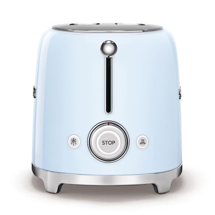 Smeg Tostadora 2X2 Estilo 50s Azul TSF01PBEU 3
