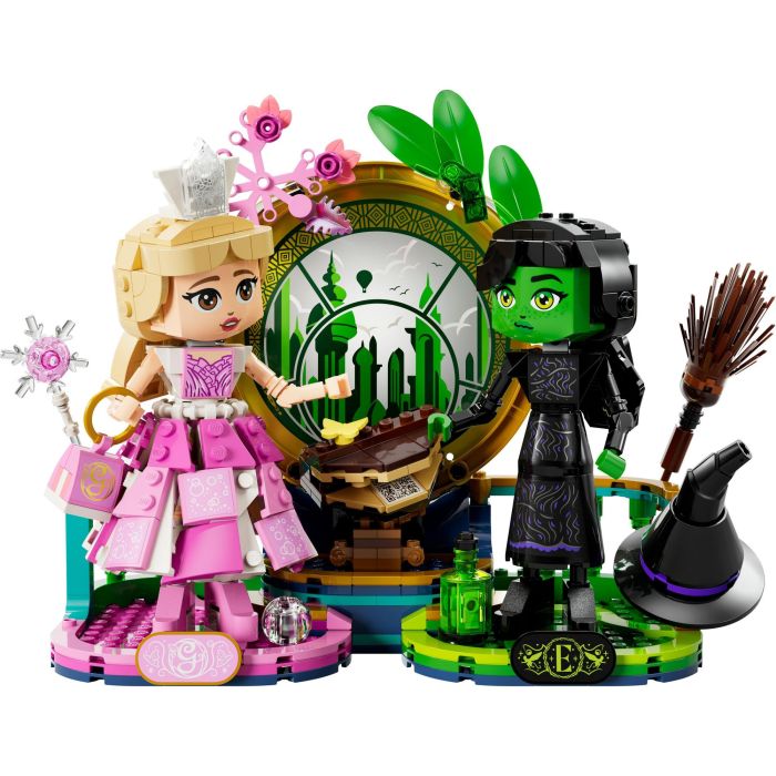 LEGO 75682 Minifiguras de Elphaba y Glinda de Wicked 1 LEGO 75682 Minifiguras de Elphaba y Glinda de Wicked 1
