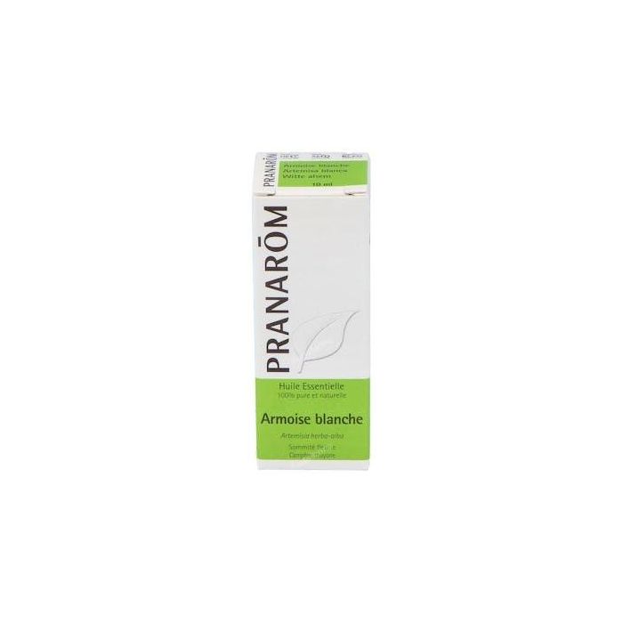 PRANAROM ACEITES Aceite Esencial de Artemisa Blanca 10ml - Destilado de Artemisia herba-alba, Alcanfor, Tuyo