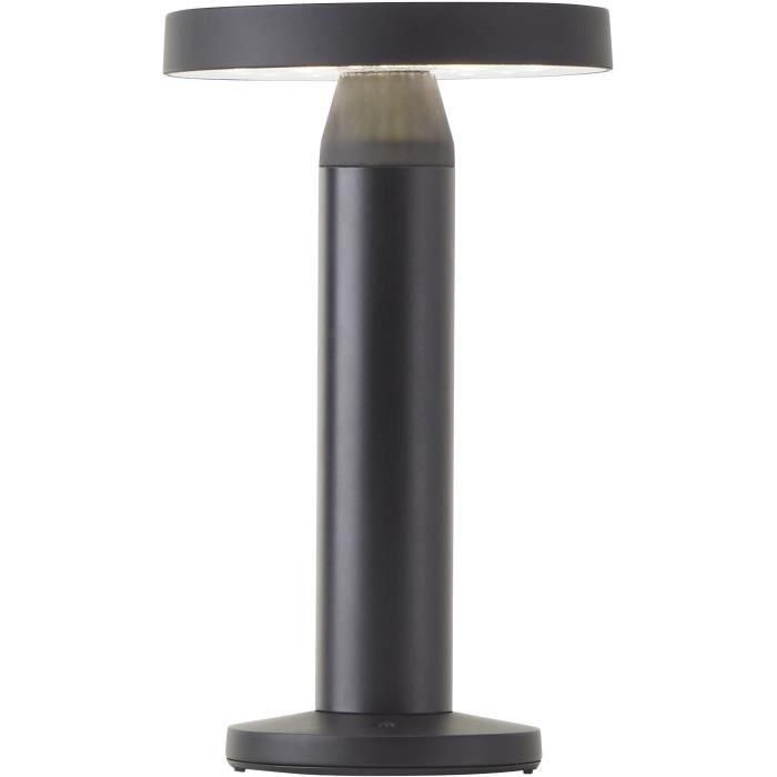 Lámpara de mesa exterior - BRILLIANT - MAGUA - LED y solar - Metal y plástico - 5 W - Negro Lámpara de mesa exterior - BRILLIANT - MAGUA - LED y solar - Metal y plástico - 5 W - Negro