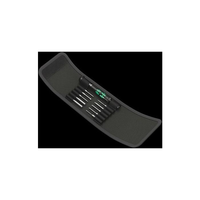 Wera Kraftform Kompakt Micro 11 Electronics 1, juego de destornilladores de trinquete con 10 puntas, 11 piezas