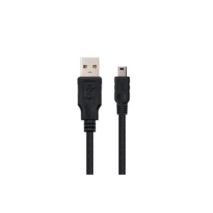 Cable USB 2.0 Nanocable 10.01.0400/ USB Macho - MiniUSB Macho/ 50cm/ Negro 1 Cable USB 2.0 Nanocable 10.01.0400/ USB Macho - MiniUSB Macho/ 50cm/ Negro 1