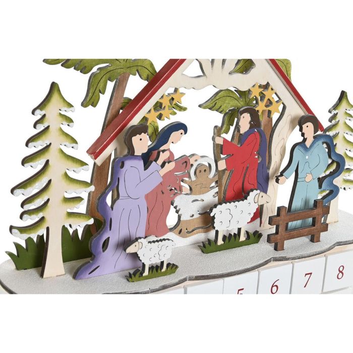 Calendario Adviento Navidad Tradicional DKD Home Decor Rojo Beige 8.5 x 36.5 x 34 cm (2 Unidades) 1 Calendario Adviento Navidad Tradicional DKD Home Decor Rojo Beige 8.5 x 36.5 x 34 cm (2 Unidades) 1