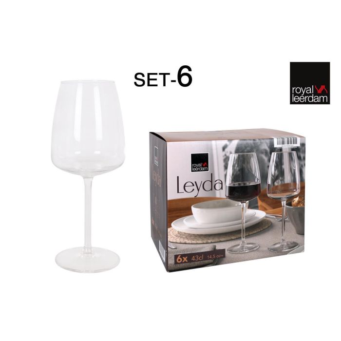Royal Leerdam - Set de 6 Copas de Vino de Cristal Leyda 43 cl 0 Royal Leerdam - Set de 6 Copas de Vino de Cristal Leyda 43 cl 0