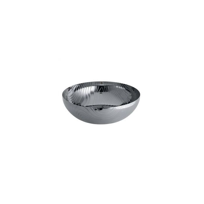 Alessi PU06/29 Veneer Bol en Acero Inoxidable 18/10 29cm - Diseño Patricia Urquiola, Decoración en Relieve Alessi PU06/29 Veneer Bol en Acero Inoxidable 18/10 29cm - Diseño Patricia Urquiola, Decoración en Relieve