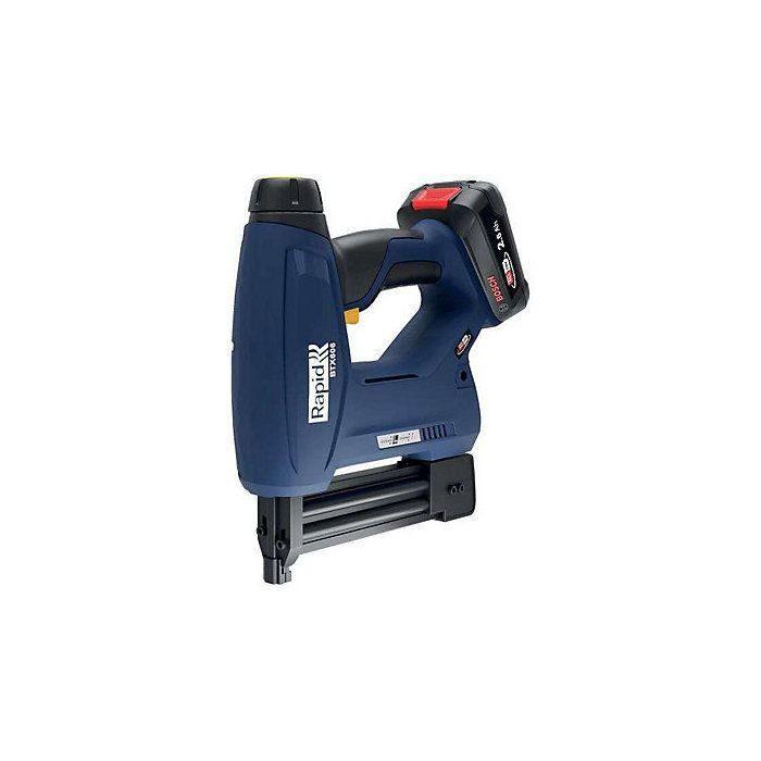 Grapadora a batería de 18 V para 606/12-25mm - 8/15-25mm - RAPID - BTX606 - Estuche + batería 2,5Ah + cargador Grapadora a batería de 18 V para 606/12-25mm - 8/15-25mm - RAPID - BTX606 - Estuche + batería 2,5Ah + cargador
