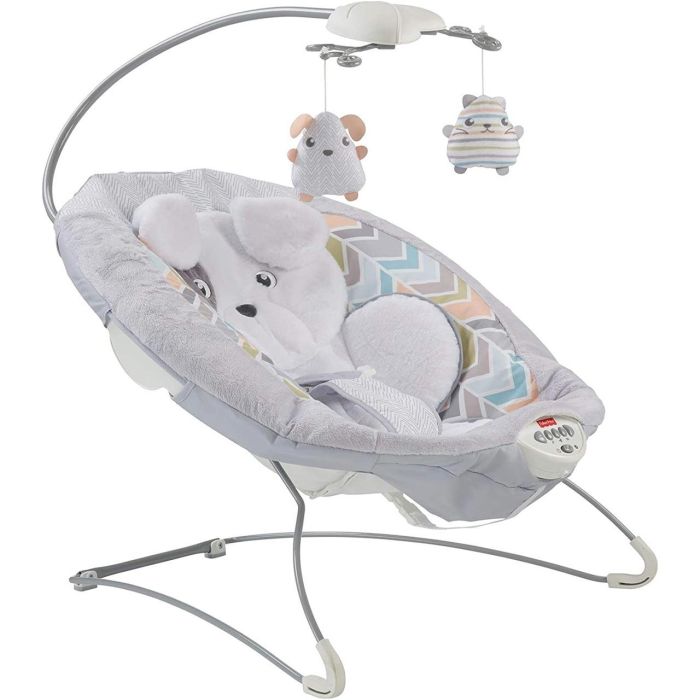 Fisher-Price Hamaca Deluxe Sweet Snugapuppy GWD50 para Bebé con Música y Vibraciones 1