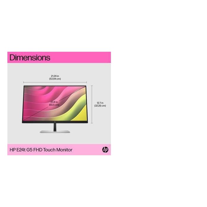HP E24t G5 FHD Touch Monitor 21 HP E24t G5 FHD Touch Monitor 21