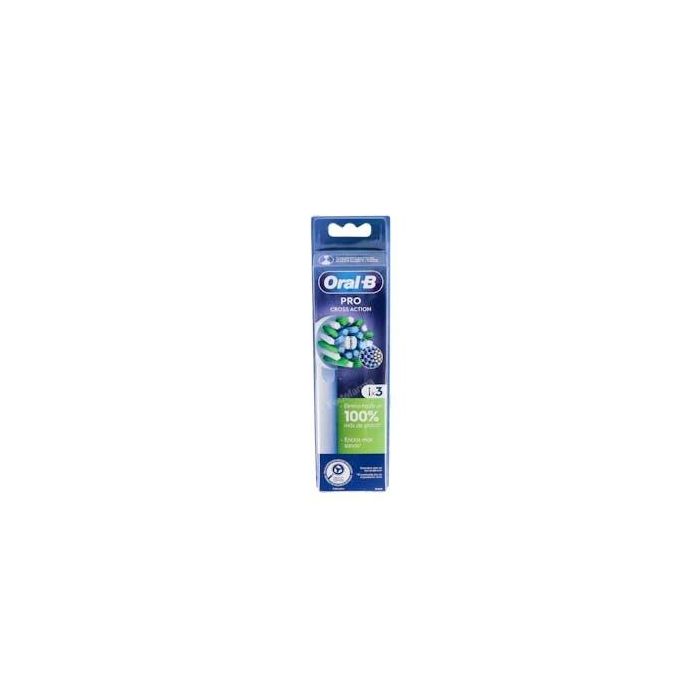 Recambio para Cepillo de Dientes Eléctrico Oral-B BRAEB50_3FFS Negro