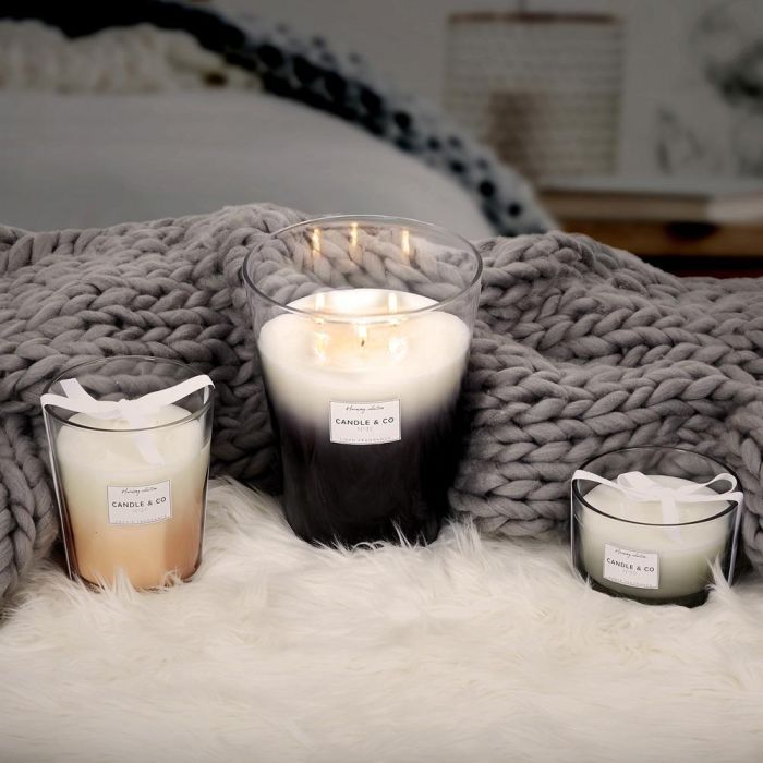 Home Deco Factory Vela Perfumada con 3 Mechas, Aroma Ámbar, 20h Duración 5 Home Deco Factory Vela Perfumada con 3 Mechas, Aroma Ámbar, 20h Duración 5