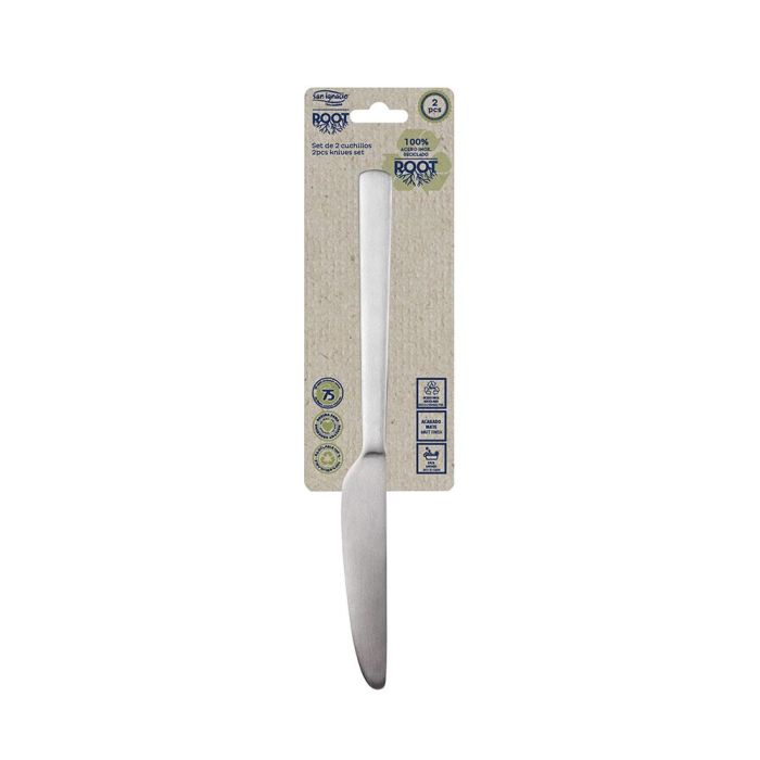 San Ignacio Set 2 Cuchillos de Acero Inoxidable Reciclado Mate Root Sg-7774 1 San Ignacio Set 2 Cuchillos de Acero Inoxidable Reciclado Mate Root Sg-7774 1