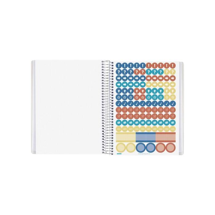 Finocam Libreta de Reuniones Docente Espiral 4º Tapas Personalizables con Papel Reciclado 5