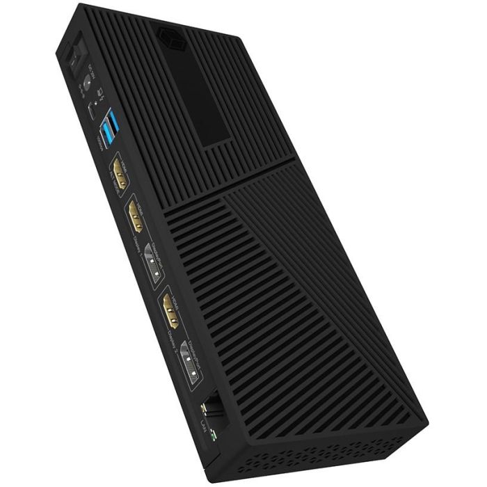 D Dockingtation 4xUSB-A/2xUSB-C/2xHDMI/DisplayPort ICY BOX Black 0 D Dockingtation 4xUSB-A/2xUSB-C/2xHDMI/DisplayPort ICY BOX Black 0