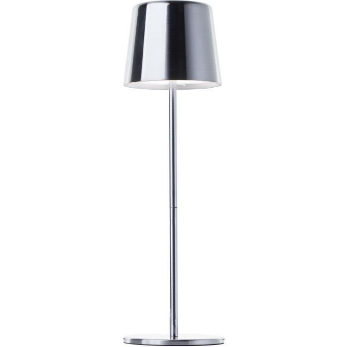 Lámpara de mesa exterior - BRILLIANT - XAANA - Recargable - Cromo - LED - 2W - 160lm - CCT - DIM - USB - IP44 4 Lámpara de mesa exterior - BRILLIANT - XAANA - Recargable - Cromo - LED - 2W - 160lm - CCT - DIM - USB - IP44 4