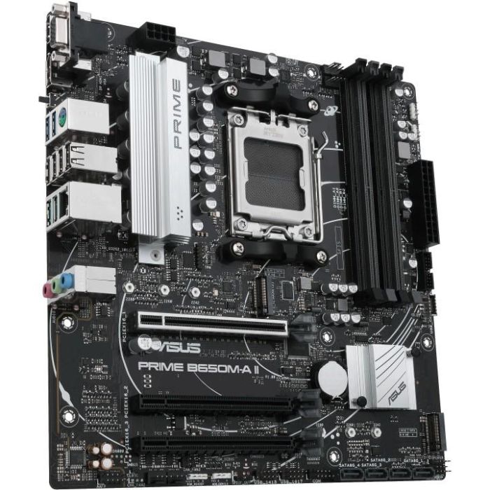 Asus 90MB1EH0-M0EAYC Placa Base Prime B650M-A II-CSM Socket AM5 Micro ATX DDR5 PCIe 5.0 M.2 para AMD Ryzen 7000/8000 2