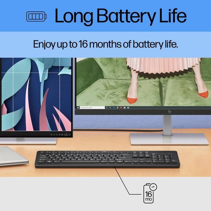 HP Teclado inalámbrico 230 Negro – Diseño silencioso y cómodo para una productividad sin ruidos 7 HP Teclado inalámbrico 230 Negro – Diseño silencioso y cómodo para una productividad sin ruidos 7