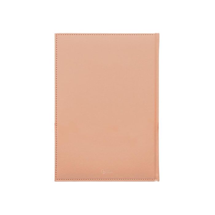 Agenda Encuadernada Liderpapel Creta A5 2025 Semana Vista Color Rosa Nude Papel 70 gr 2