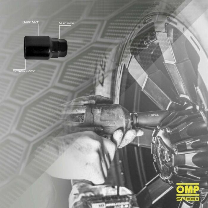 Kit de tornillos OMP OMPS09611201 M12 x 1,50 4 uds Negro 1 Kit de tornillos OMP OMPS09611201 M12 x 1,50 4 uds Negro 1