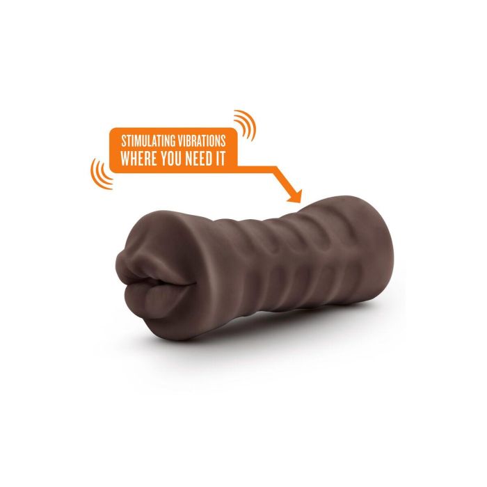 Masturbador Masculino Blush Hot Chocolate Renee Marrón 4 Masturbador Masculino Blush Hot Chocolate Renee Marrón 4