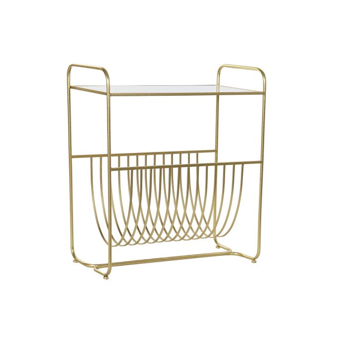 Revistero Glam DKD Home Decor Dorado 35 x 83 x 76 cm