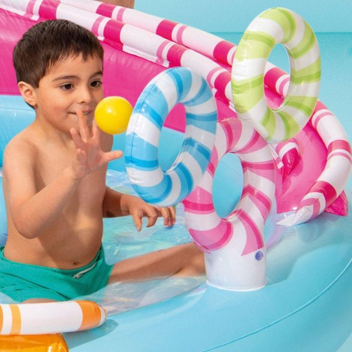 Piscina Hinchable para Niños Intex Golosinas 165 L 170 x 122 x 168 cm (2 Unidades) 4