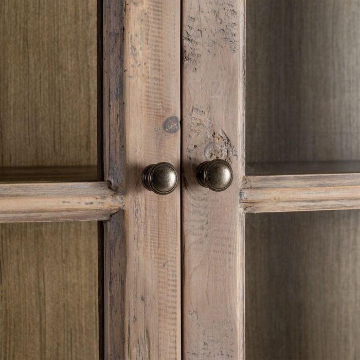 Vitrina Madera de Pino Salón 120 X 40 X 195 cm