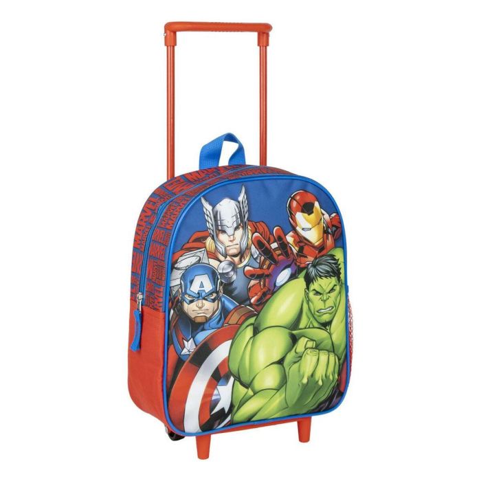 Mochila infantil trolley escolar avengers 25.0 x 30.0 x 0.8 cm 7