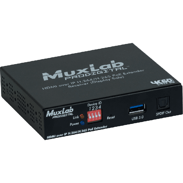 Receptor Hdmi H.264/H.265 Poe