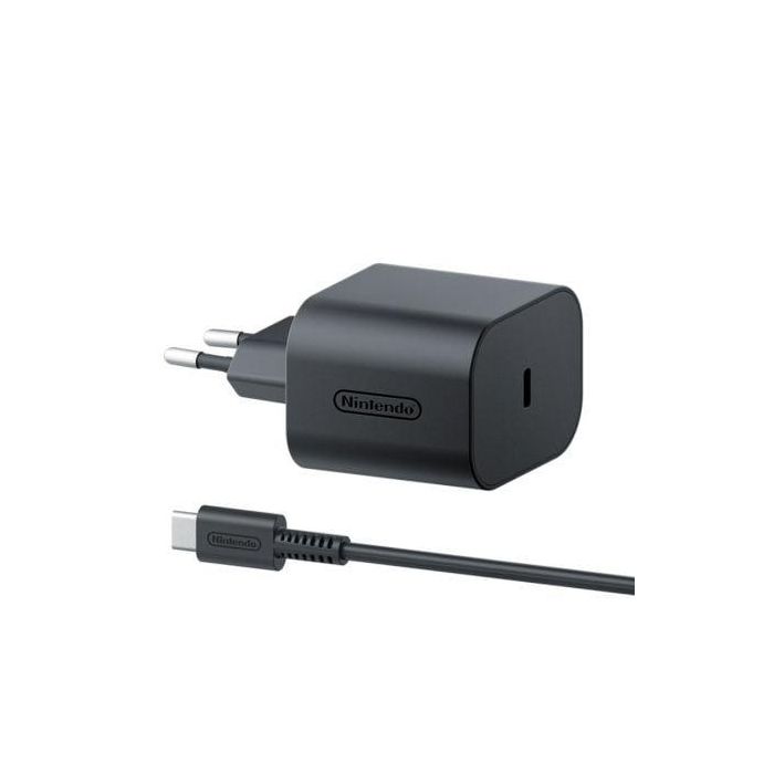 Nintendo Adaptador de corriente USB-C para Nintendo Switch 2 - Carga y alimentación Nintendo Adaptador de corriente USB-C para Nintendo Switch 2 - Carga y alimentación