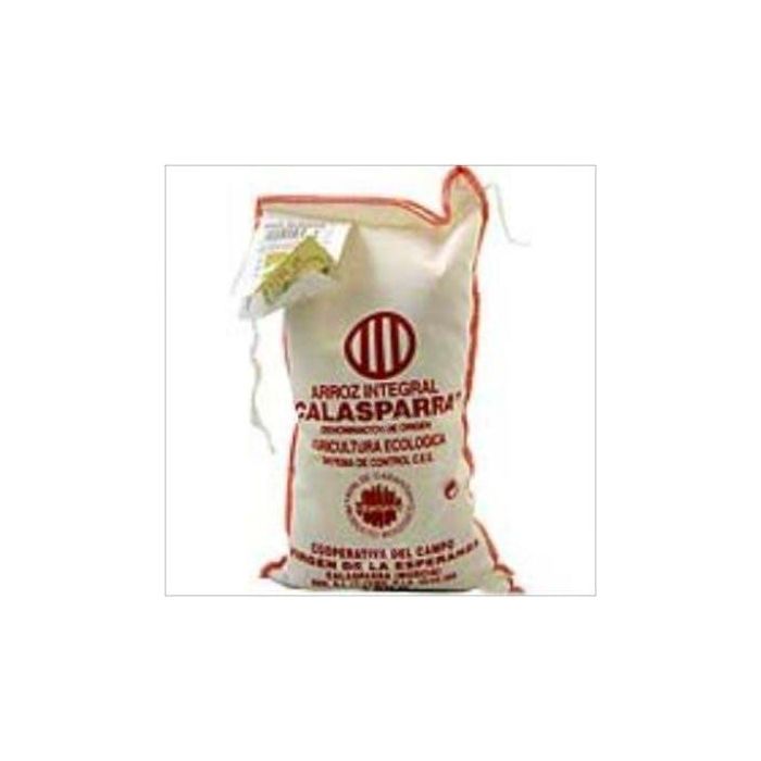 Calasparra Arroz Integral Bio 1Kg. D.O. Calasparra, Variedad Balilla x Sollana, en saquito de tela