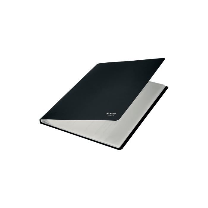 Leitz Carpeta Recycle Escaparate DIN A4 20 Fundas Polipropileno Negro 90% Reciclado 3