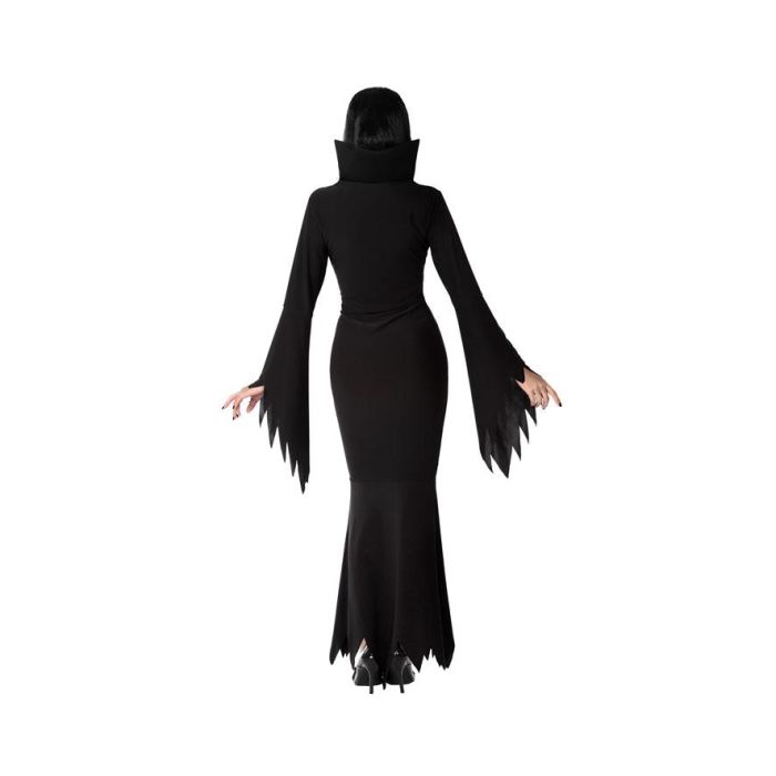 Disfraz Fantasma Sexy Adulto M-L Halloween Vestido Negro Mujer 2