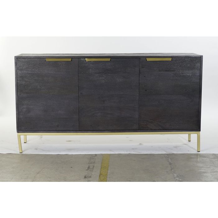 Buffet Moderno DKD Home Decor Negro Dorado 41 x 77 x 145 cm 6