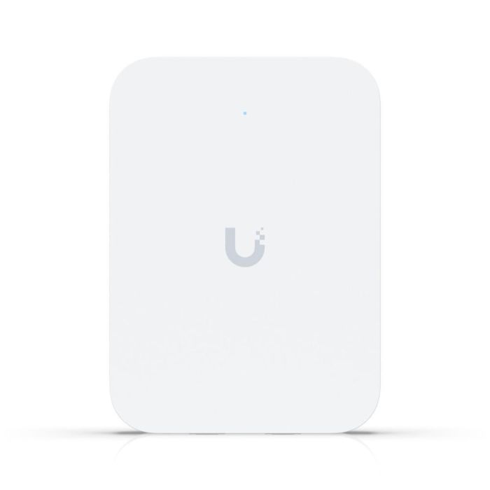 Ubiquiti AP WiFi 7 Montaje Pared, 4 Spatial Streams, 115 m2, 3x 2.5 GbE RJ45 PoE, Switch Integrado para Hostelería