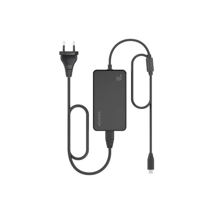 Cargador Sobremesa GaN Aisens ASCH-1PD90D069-BK/ 1xUSB Tipo-C/ 90W 3