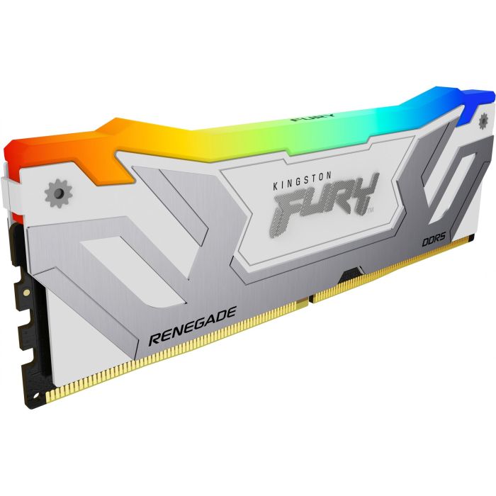 Kingston FURY Renegade RGB White 24GB 8400MT/s DDR5 CL40 CUDIMM XMP para PC 2