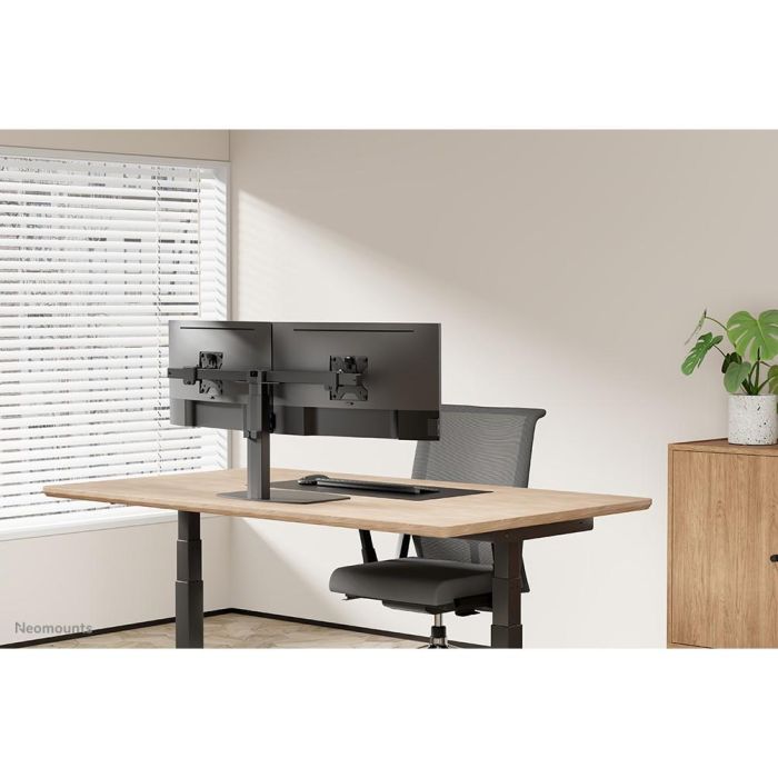 Neomounts FPMA-D865DBLACK Soporte de Escritorio para 2 Monitores 10-27" con Resorte de Gas, VESA 100x100mm, Ajustable, Negro 4 Neomounts FPMA-D865DBLACK Soporte de Escritorio para 2 Monitores 10-27" con Resorte de Gas, VESA 100x100mm, Ajustable, Negro 4