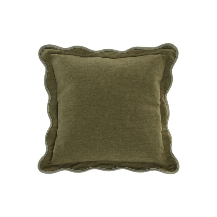 DKD Home Decor ch1c25 Cojín Verde 45 x 45 cm (2 Unidades) Poliéster